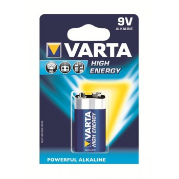 Батар. Varta High Energy/Longlife Power 6LR61 BLI  1 Alkaline (4922)