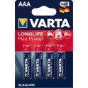 Батар. Varta Max T./Longlife Max Power AAA BLI 4 Alkaline(4703), блистер - Фото №1