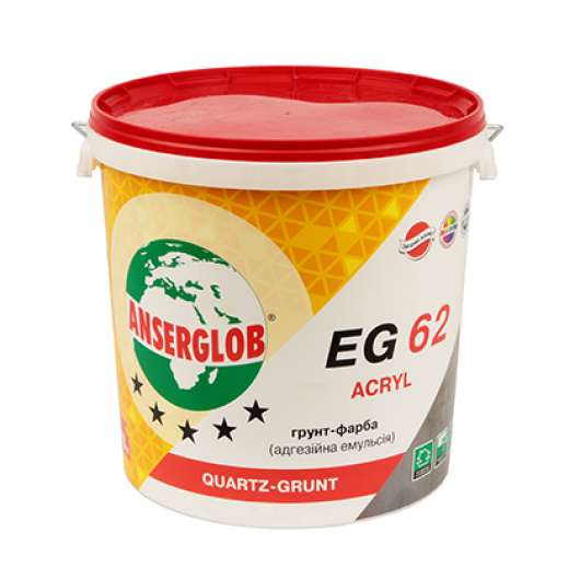 Эмульсия Anserglob EG-62 адгезионная, грунт-краска акриловая