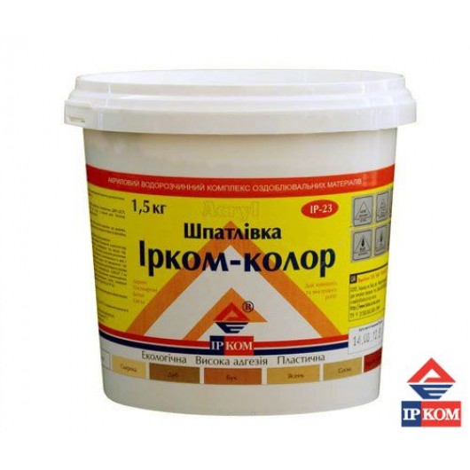             Шпатлевка Ирком-колор IР-23 полисандр (0,35 кг)(уп-24 шт)   